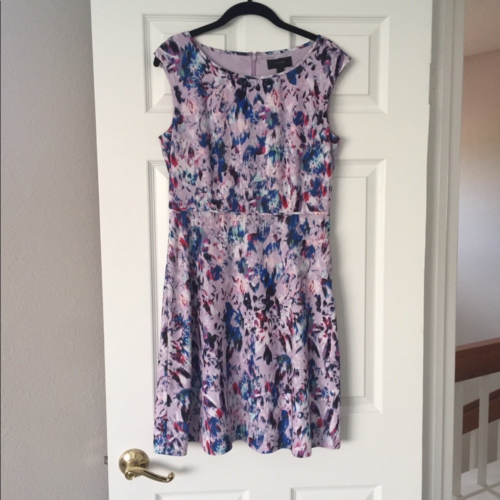 Colorful Geometric Abstract Spring Summer Dress - Picture 3 of 5